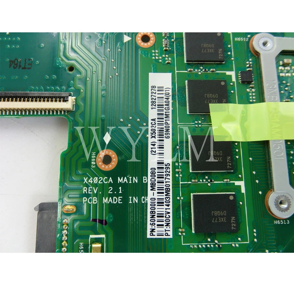 X502CA Placa de baza 1007/ 2117 /i3 /i5 CPU 4GB RAM Placa de baza Pentru ASUS X502CA X502C F502CA X402C F402CA X402CA Laptop Placa de baza