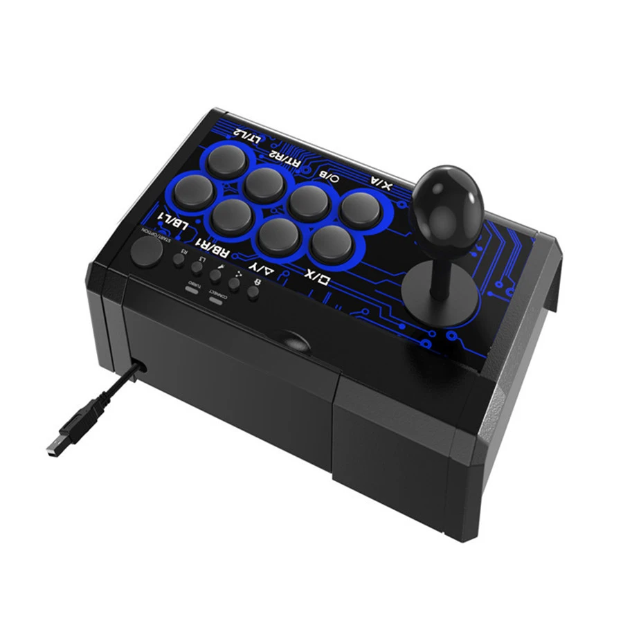 DOBE 7 in 1 cu Fir de Joc Joystick Rocker Simulare Arcade Design Lupta Stick pentru Comutator/PS4/PS3/XBox One/XBox 360/PC/Android