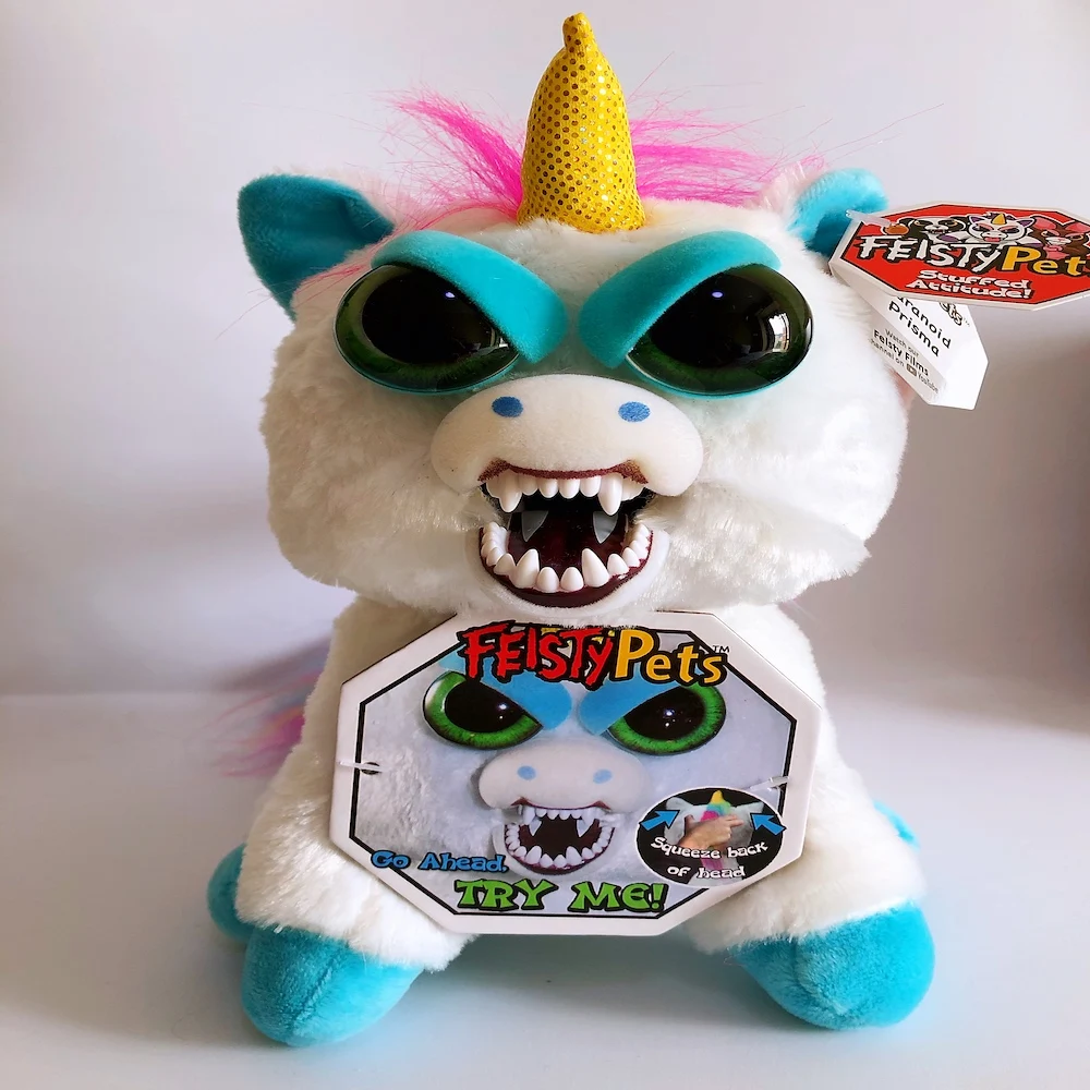 Feisty Animale de companie jucării de pluș umplute animal furios papusa cadou unicorn