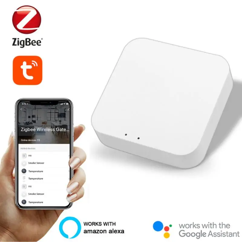 Tuya Zigbee Wireless Smart Mini Gateway Bridge Hub Cu Amazon Alexa Google Acasa Inteligent Gadget Control De La Distanță Dispozitive Zigbee