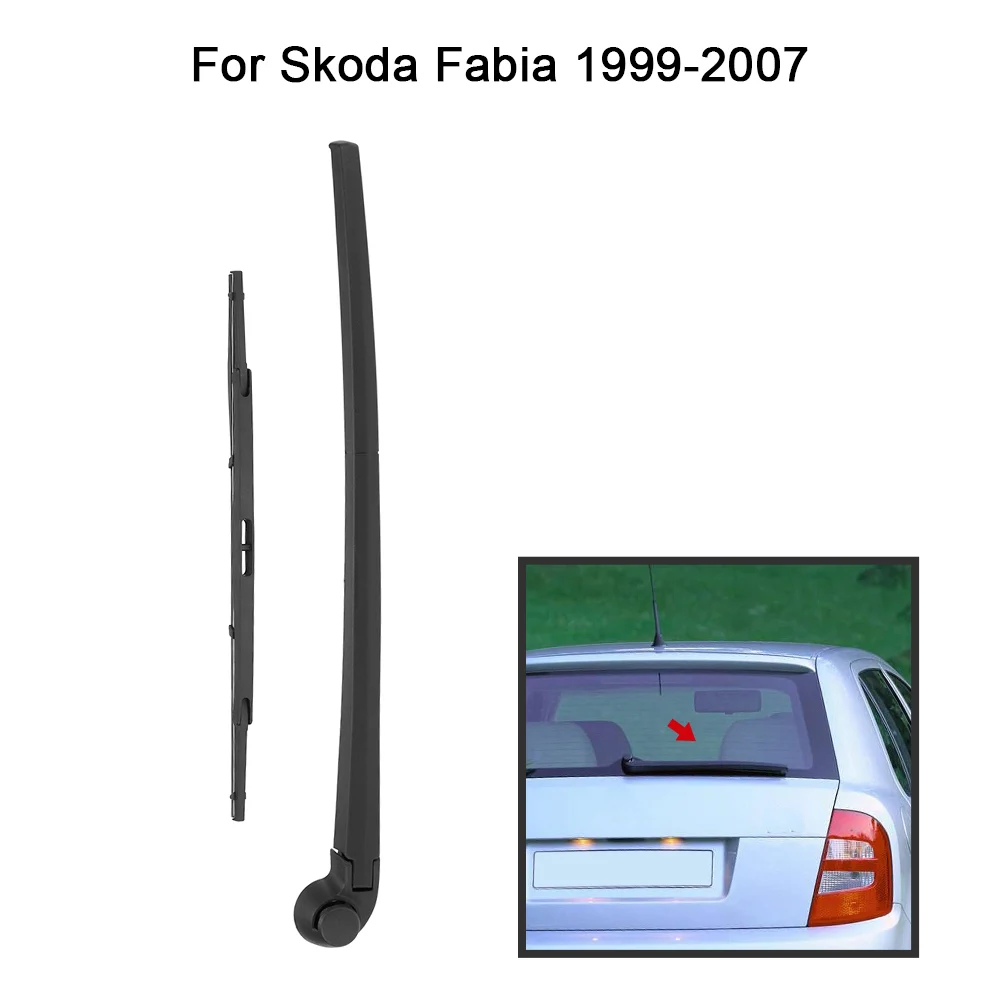 Masina a Ferestrei din Spate, Brațul Ștergătorului de Parbriz & Blade Înlocuirea Completă Set pentru Skoda Fabia 1999-2007