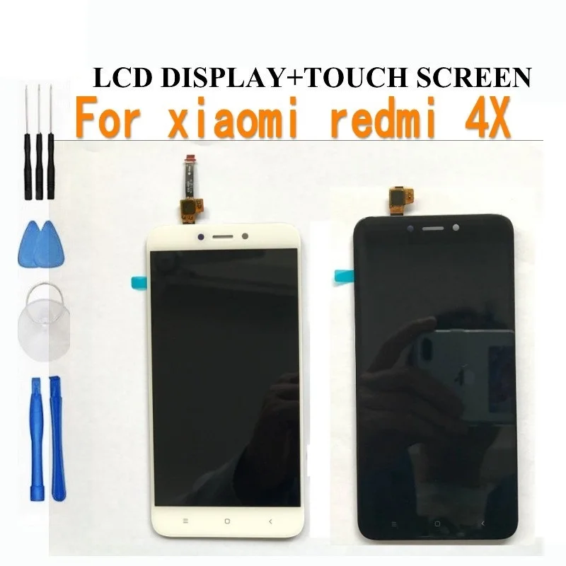 NOU Display LCD+Digitizer Touch Screen de Asamblare Pentru Xiaomi Redmi 4X telefon Mobil 5.0 inch display telefoane instrumente ca cadou