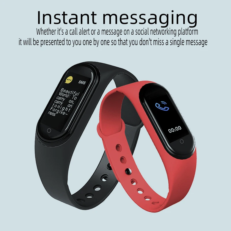 M5 Om Inteligent Watch Femei Bratara Fitness Tracker Tensiunii Arteriale Monitor De Ritm Cardiac Rezistent La Apa Apel De Sprijin Smartwatch Android