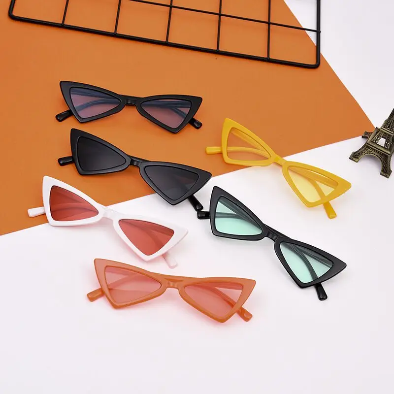 2018 Stil de Moda pentru Copii de Epocă Ochi de Pisica pentru Copii ochelari de Soare in Forma de Triunghi Băieți și fete Brand de ochelari de Soare Drăguț Copil Oculos 1470