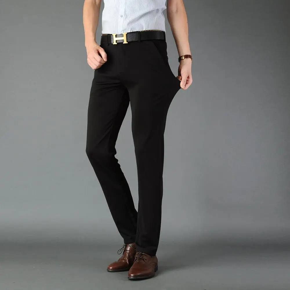 BATMO 2019 new sosire de înaltă calitate, pantaloni casual barbati,barbati smart casual pantaloni,elastic pantaloni,plus-size 1868