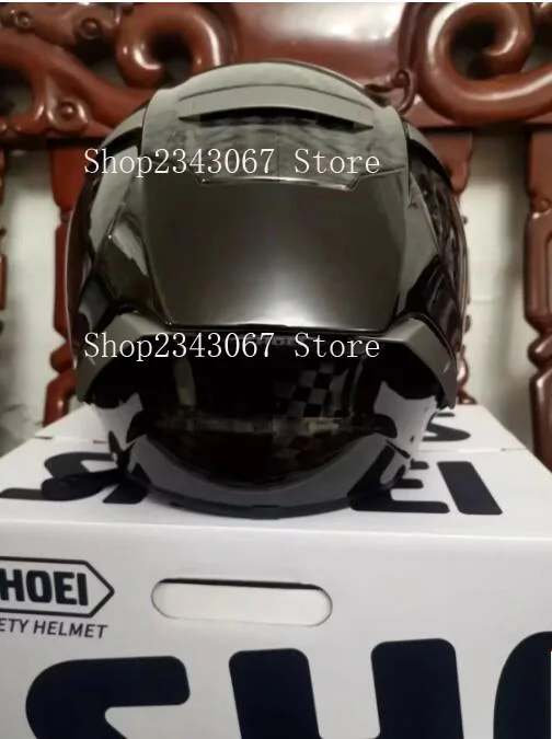 Fata complet casca Motocicleta X14 balck SARPE material de fibra de carbon Casca negru furnici de Echitatie de Curse Motocross Motobike Casca