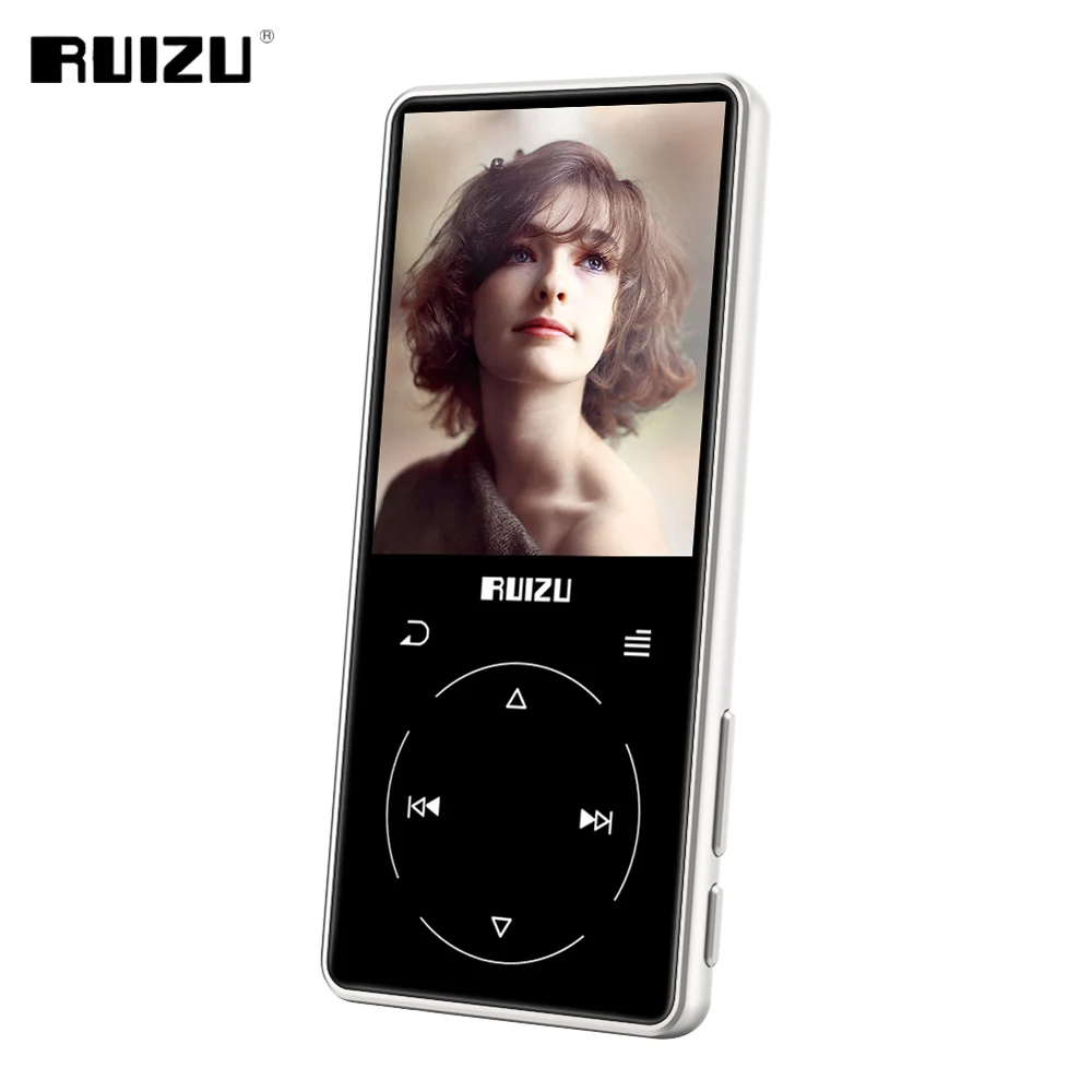 RUIZU D16 Metal Bluetooth MP3 Player Audio Portabil 8GB Music Player cu Built-in Difuzor Radio FM,Reportofon,E-Book,Video Player
