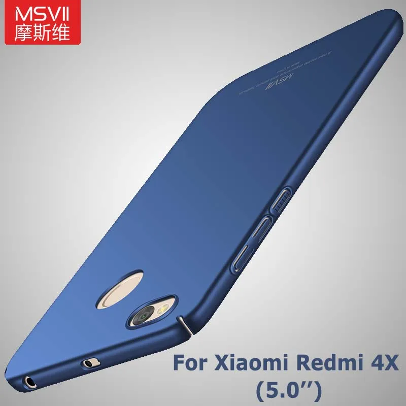 MSVII Cazuri Pentru Xiaomi Redmi 4x Caz Acoperire Xiaomi Redmi 4x Pro Caz Xaomi Redmi 4 x Silm PC scrub acoperire Pentru Xiaomi 4x Cazuri 5.0