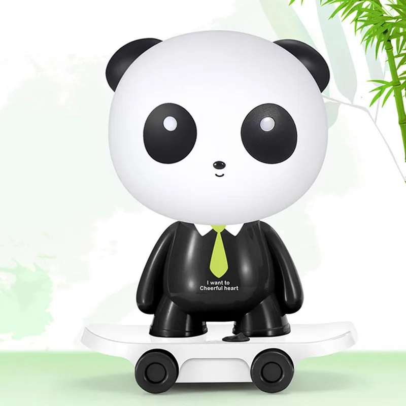 Moderne de Desene animate Panda Lumina de Noapte pentru Copii copii Copii Camera USB cu Led-uri Lampă de Noapte Cadou de Crăciun Noptiera Decor corp de Iluminat Dropship