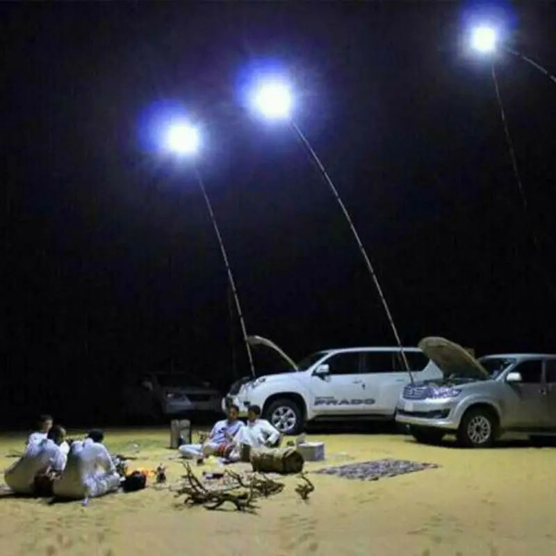 Portabil 48W de iluminat de lucru Telescopic COB Rod LED-uri Spotlight în aer liber Camping Lanternă de Lumină Lampă Drumeții, GRĂTAR în aer liber Camping