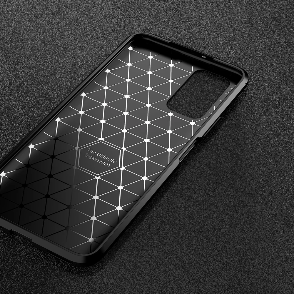 KEYSION de Lux Cazul în care Telefonul pentru Huawei Honor 10X Lite Fibra de Carbon Textura Moale de Silicon rezistent la Șocuri Capacul din spate Pentru Onoare 10X Lite