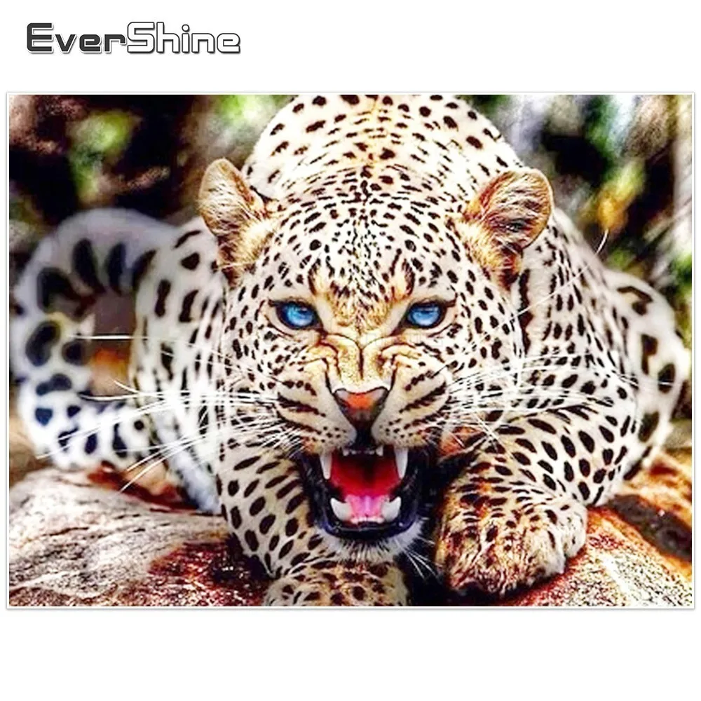 EverShine 5D DIY Diamant Mozaic Tigru Diamant Tabloul Complet Pătrat Animale Imagini De Pietre de Diamant Broderie Vânzare