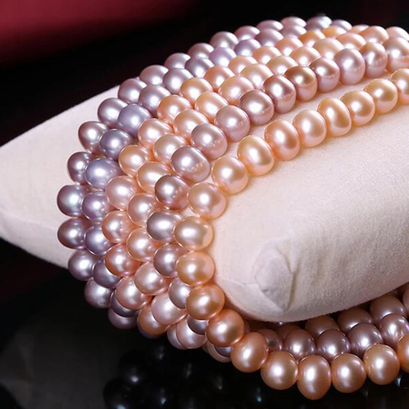 Sinya perle de apă dulce fir colier pentru femei 45cm 40cm pentru opțional pearl margele colier de perle cu diametrul de opțional 2017