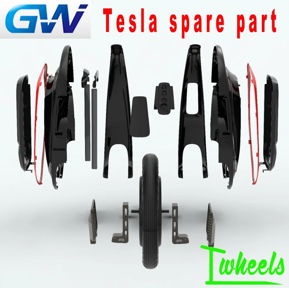 Original GotWay Tesla electric unicycle 16inch Tesla piese de schimb motor anvelope pedala de manerul caruciorului shell Accesorii