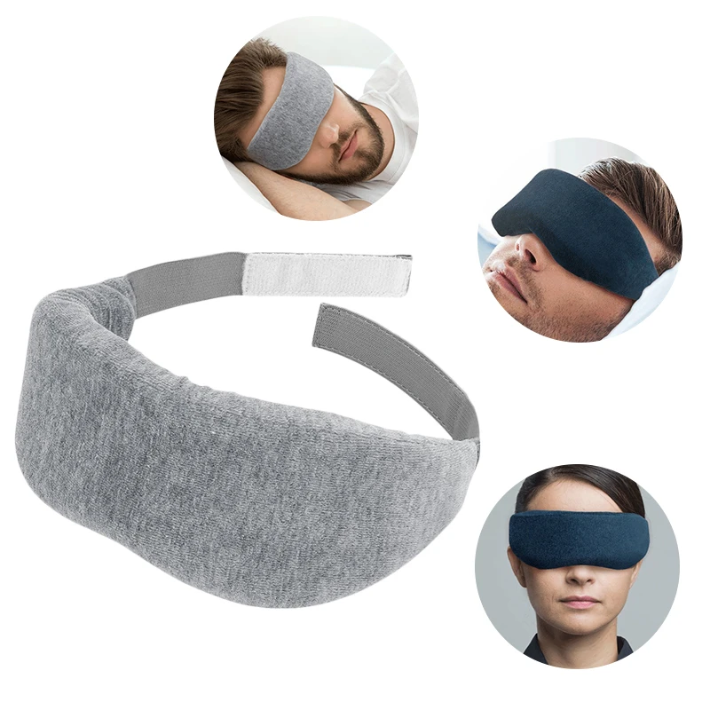 3D Mătase Naturală Dormit Masca de Ochi de Ajutor Masca de Ochi Acoperi Patch Paded Moale de Dormit Masca Ochi pentru Ochi Relaxa Masaj Instrumente de Frumusete