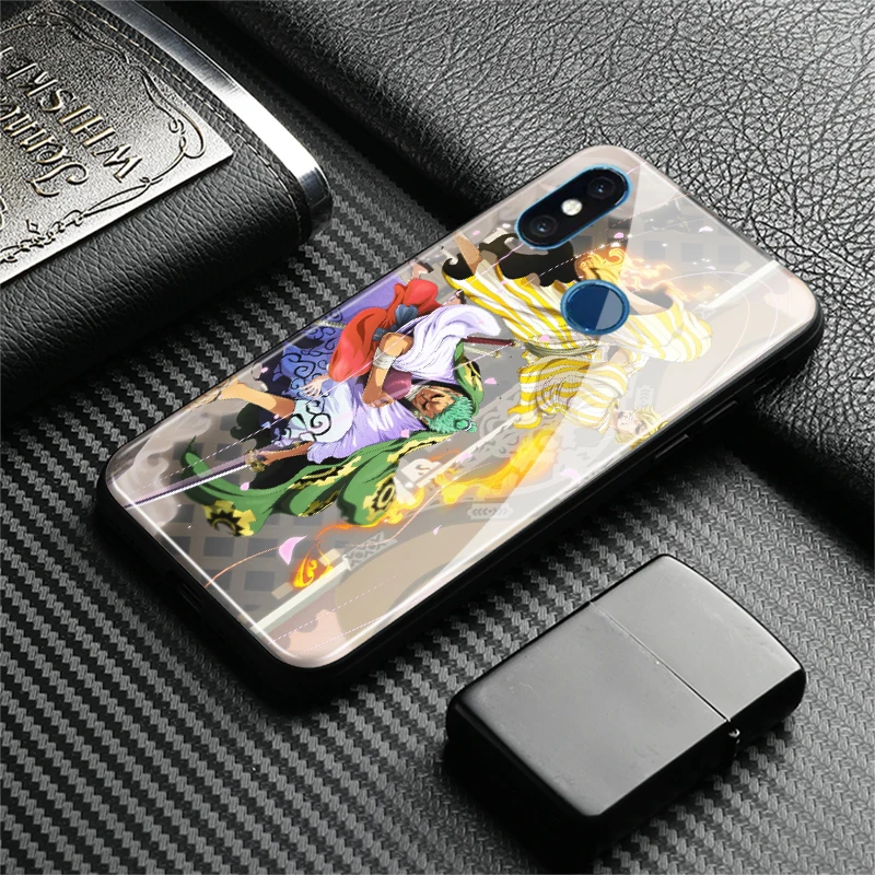One Piece anime Preda silicon moale telefon de sticlă acoperi caz shell pentru Xiaomi mi 6, 8 și 9 SE amesteca 2 2s 3 redmi nota 5 6 7 8 pro