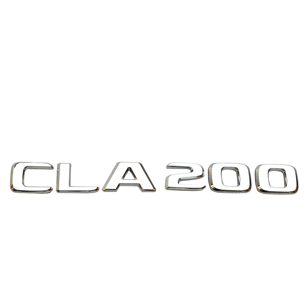 CLA180 CLA200 CLA220 CLA250 CLA260 Portbagaj Spate Scrisoare Emblema, Insigna Autocolant 3D Pentru Mercedes Benz AMG CLA Styling Auto Accesorii