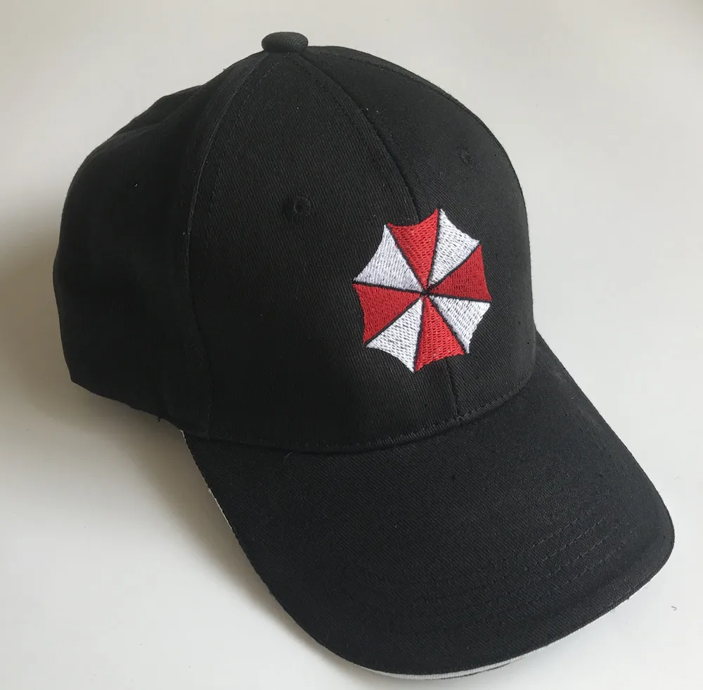 Biohazard Umbrella Logo-Ul Anime Negru Reglabil Pălărie Cosplay Șapcă De Baseball