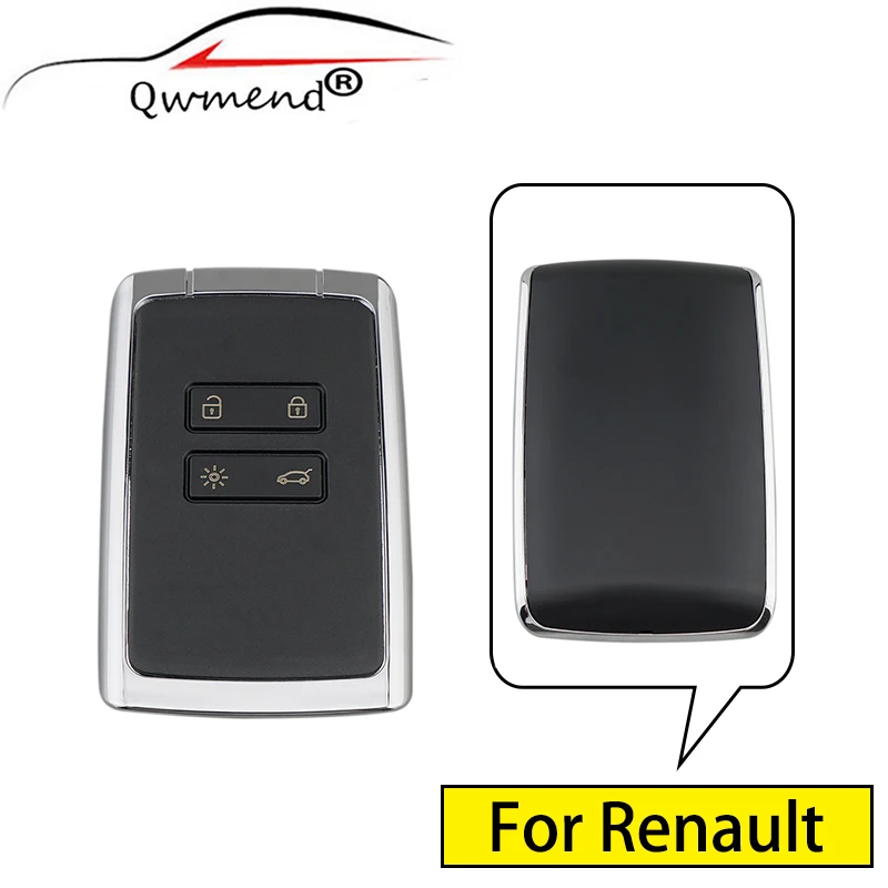 QWMEND Cheie de la Distanță Masina Shell Pentru Renault Megane 4 Talisman 5 Espace 5 Cadjar 4 Butoane de Înlocuire Mașină Smart Key Fob Caz