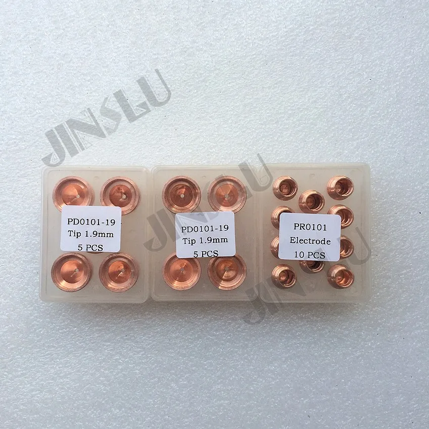 A141 Trafimet de Taiere cu Plasma Torch Consumabile Piese Sfat PD0101 ( 1.1 /1.4 /1.7 /1.9 mm ) & Electrod hafniu PR0101 100BUC