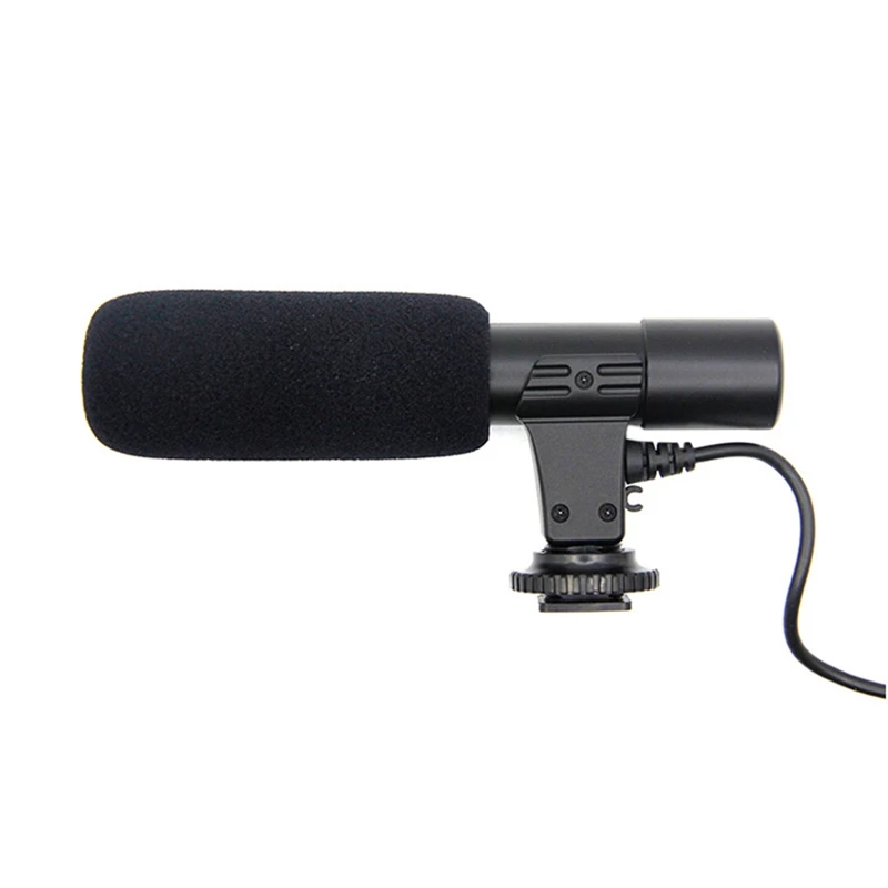 Microfon Stereo Camera Microfon Condensator Camera Video Interviu Microfon pentru Nikon Canon DSLR Calculator