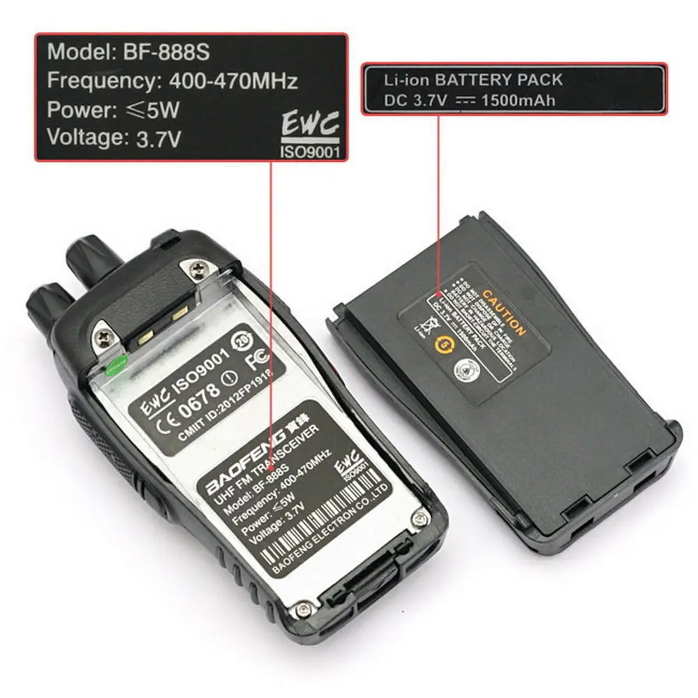 4BUC/LOT BaoFeng Walkie Talkie de încărcare USB adapter BF-888S UHF 400-470MHZ 2-Way Radio 16CH Rază Lungă cu cască baofeng