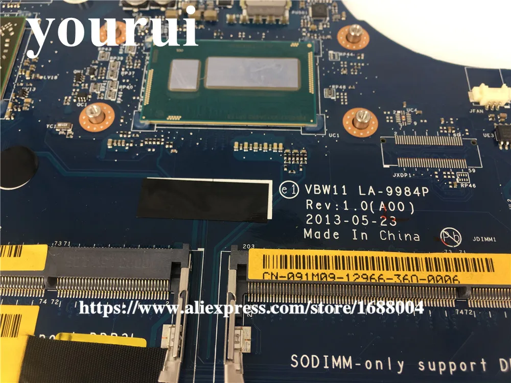Pentru Dell inspiron 17R 5737 3737 Laptop Placa de baza NC-091M09 091M09 91M09 VBW11 LA-9984P DDR3L I5-4200U CPU cu grafice
