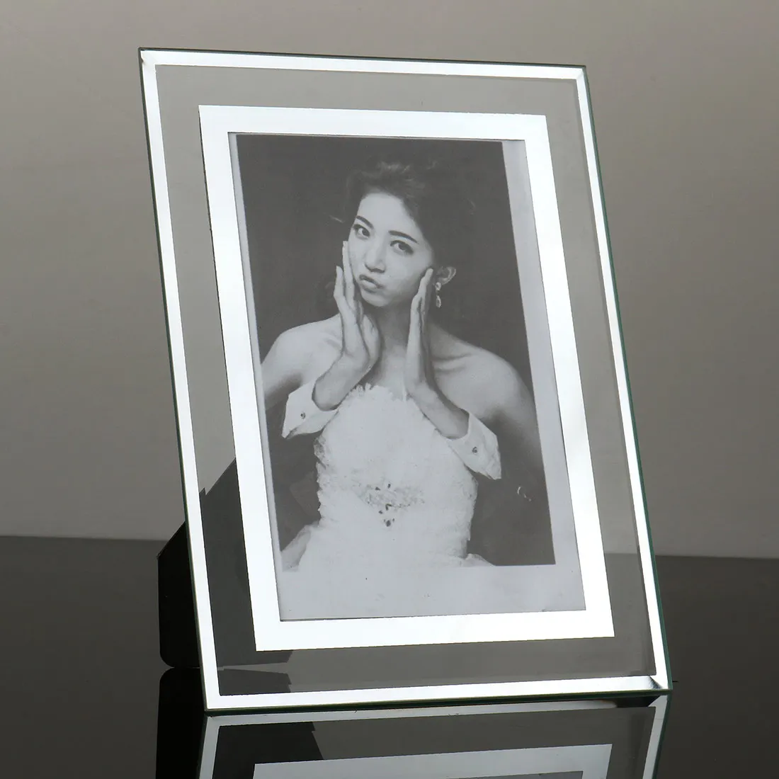 Europa Transparent Rama Foto de Nunta Cuplu Cadru de Imagine Titularul Desktop Sticlă Rame Foto pentru Imagine Decor Acasă