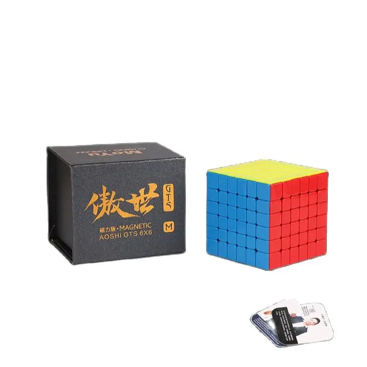 Original GTS 6 M 6x6x6 Puzzle MoYu Aoshi GTS 6x6 Cub și Magnetice GTS M Provocare Profesională Magic Cube Joc de Puzzle pentru Copil