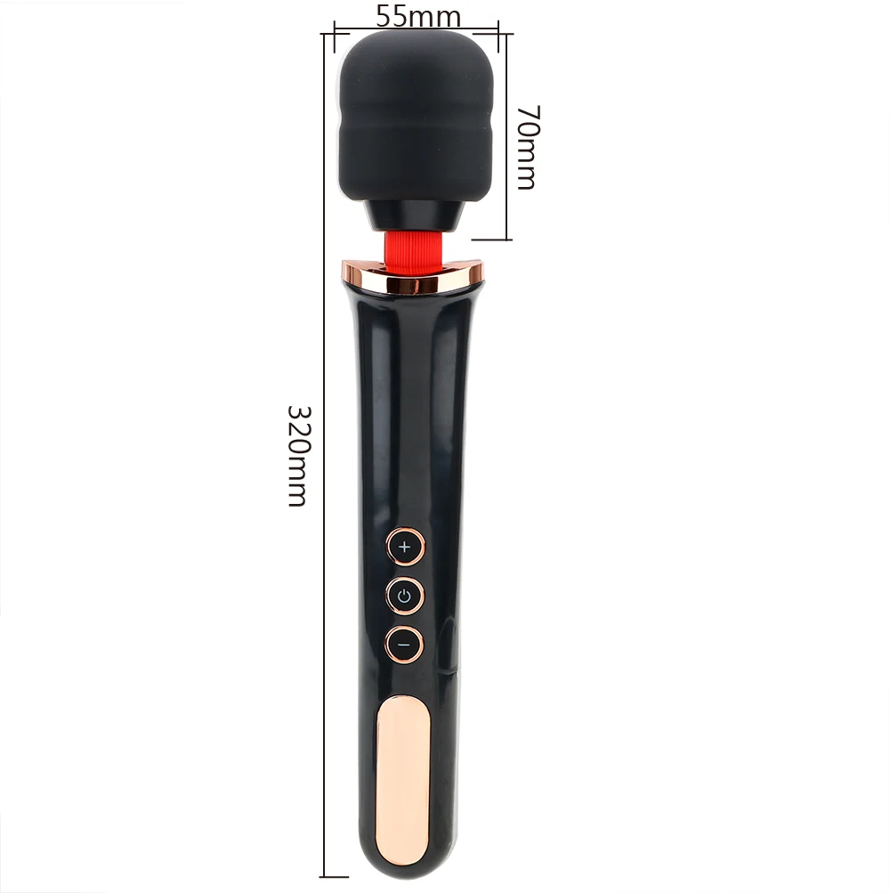 IKOKY Vibrator AV Stick Stimulator Clitoris Vibratoare Jucarii Sexuale pentru Femei Bagheta Corp Masaj 10 Frecvența Lesbiene Vagin Vibrator