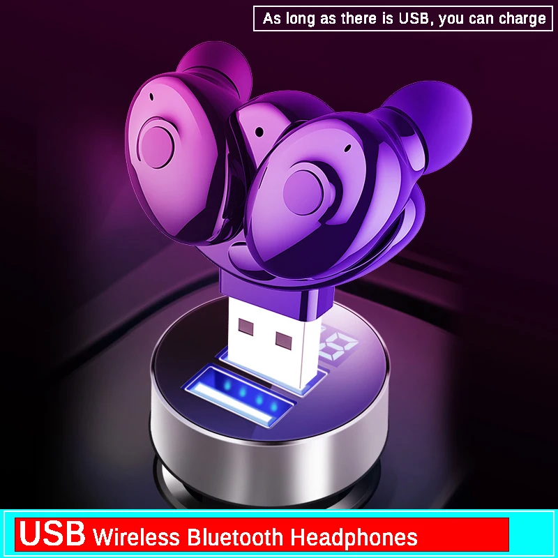 XG-17 TWS Bluetooth5.0 set de Căști Wireless Mini Casti Sport Stereo Căști Cu Microfon Pentru iPhone Samsung