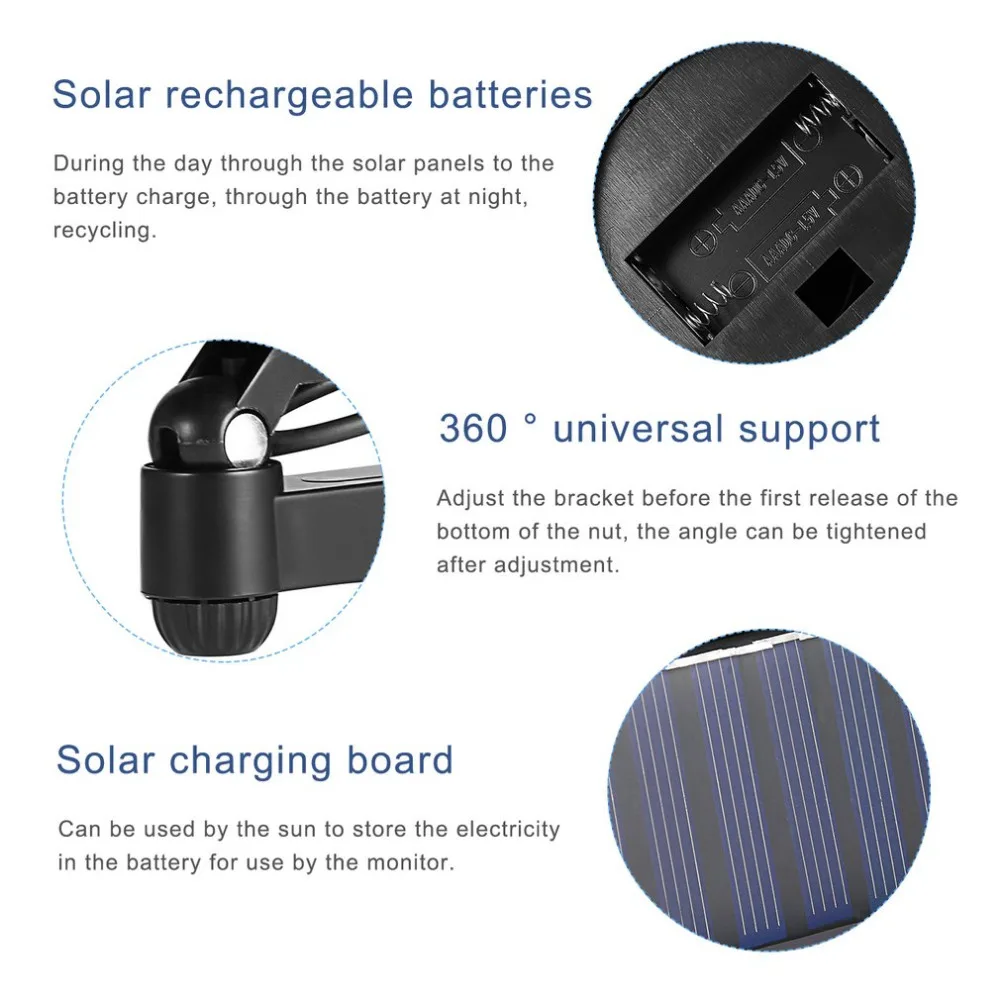 Camera Fake Solar și Baterie Flicker Clipi LED-uri Impermeabil în aer liber Dummy Camera de Securitate de Simulare Camera Bullet