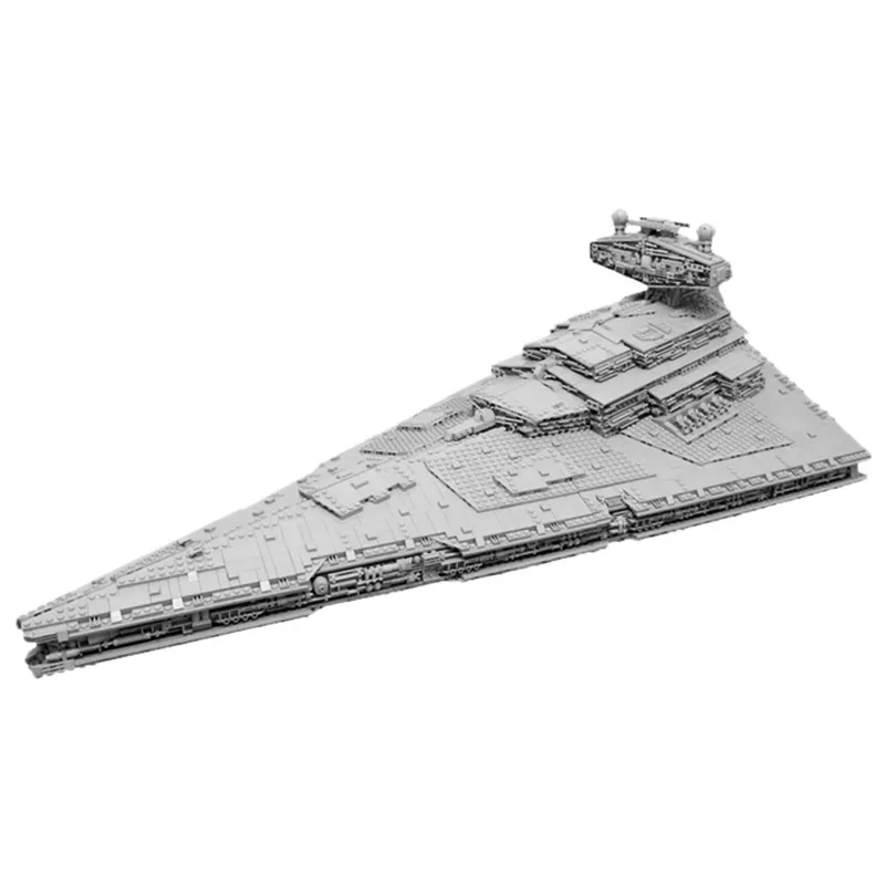 MOC-9018 Seria Star Wars Moderat de Dimensiuni ISD Monarh UCS Imperial Star Destroyer Blocuri de Bricolaj Copii Cărămizi Jucării XmasGift