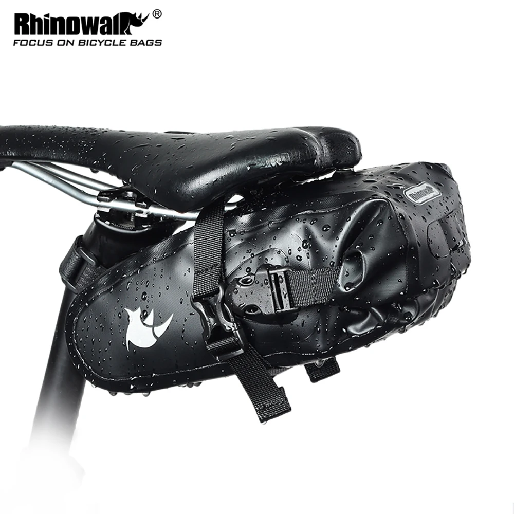 Rhinowalk 1,5 L Biciclete Șa Sac Plin Impermeabilă Ciclism Sac Loc MTB Drum Instrumente de Reparații de Biciclete Sac bisiklet aksesuar TF550