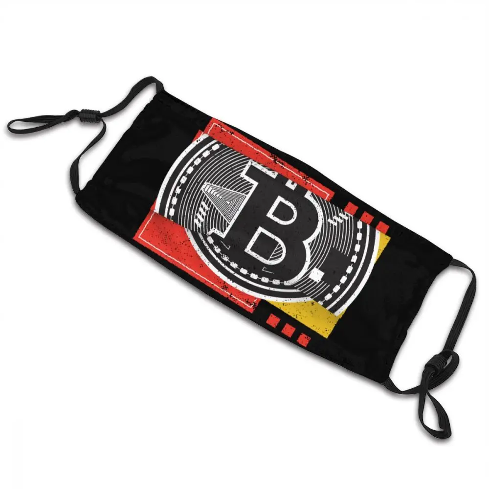 Bitcoin Non-Unică folosință Gura Masca de Fata Blockchain Cryptocurrency BTC Praf Capacul de Protecție Gura-mufla