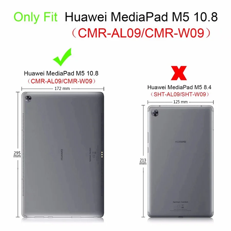 Embosssed Pomul Vieții Acoperi Caz Pentru Huawei mediapad M5 10.8 inch din Piele PU Tabletă Huawei Mediapad M5 Caz + Film