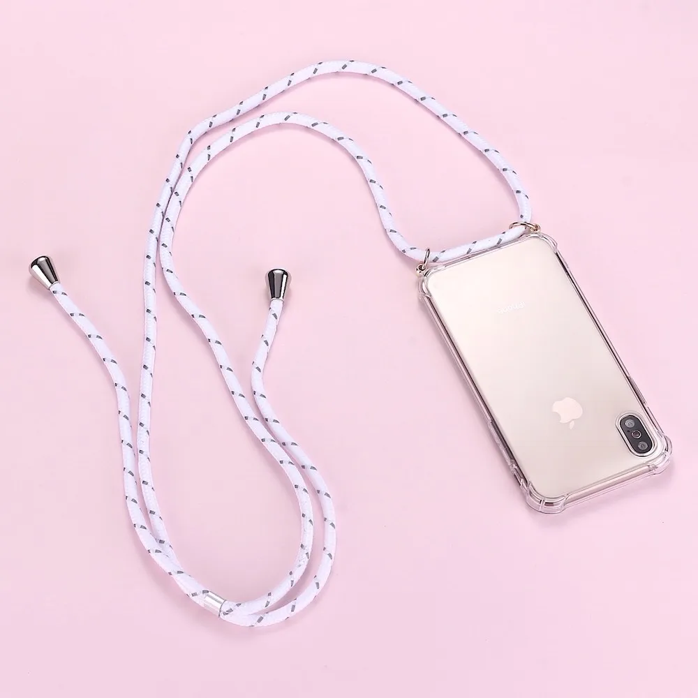 Curea Lanț de Cablu de Telefon Bandă Colier Snur Telefon Mobil Caz Pentru iPhone 12 Mini 11 Pro XS Max XR X 7Plus 8Plus