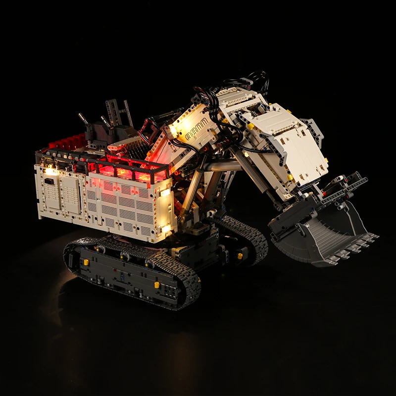 Vonado Compatibile Cu Lego Bloc de Iluminat cu LED Kit Pentru Liebherr R 9800 Excavator 42100(doar Lumina ）JUCĂRII DIY