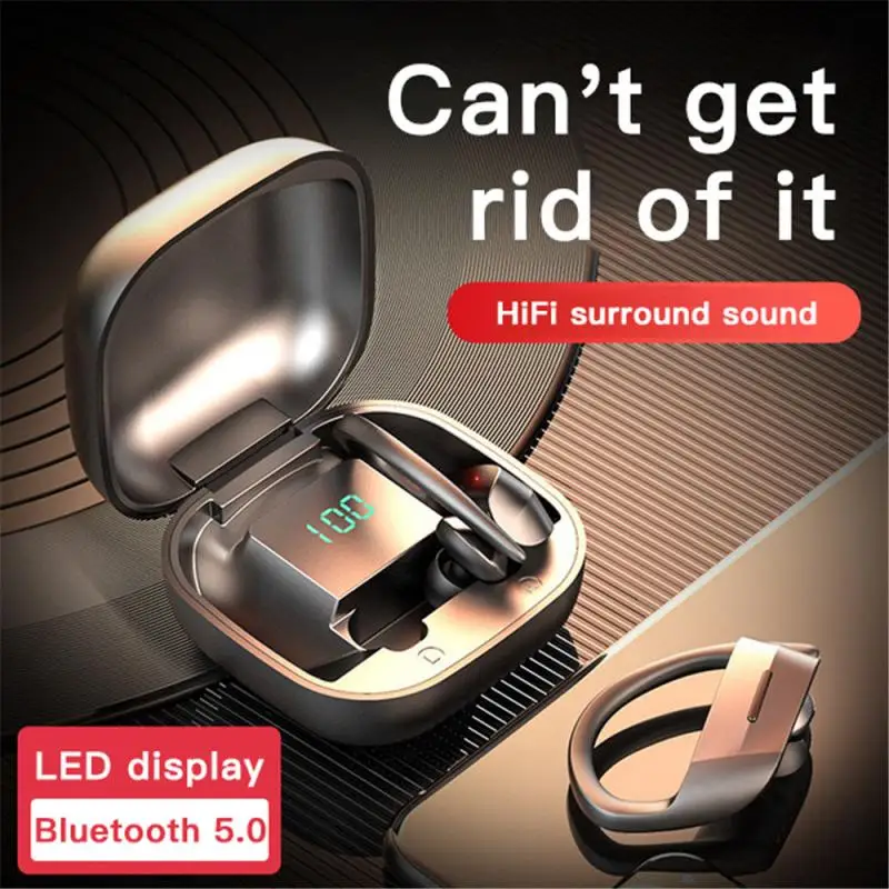 Bluetooth 5.0 Wireless Căști Căști Căști Impermeabil TWS Control Tactil Sport Cască funcția de Anulare a Zgomotului Căști Căști