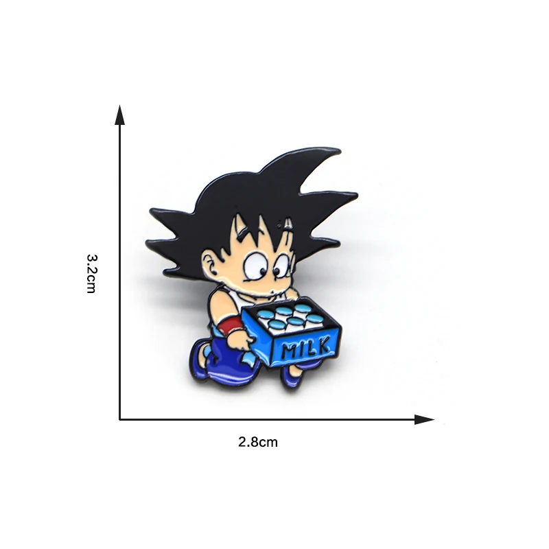 30pcs/mulțime de Desene animate Anime Broșe pentru Bărbați Email Ace pentru Copii Pin Rever Sac Ace Wukong Mișcare Lapte Brosa Q1224