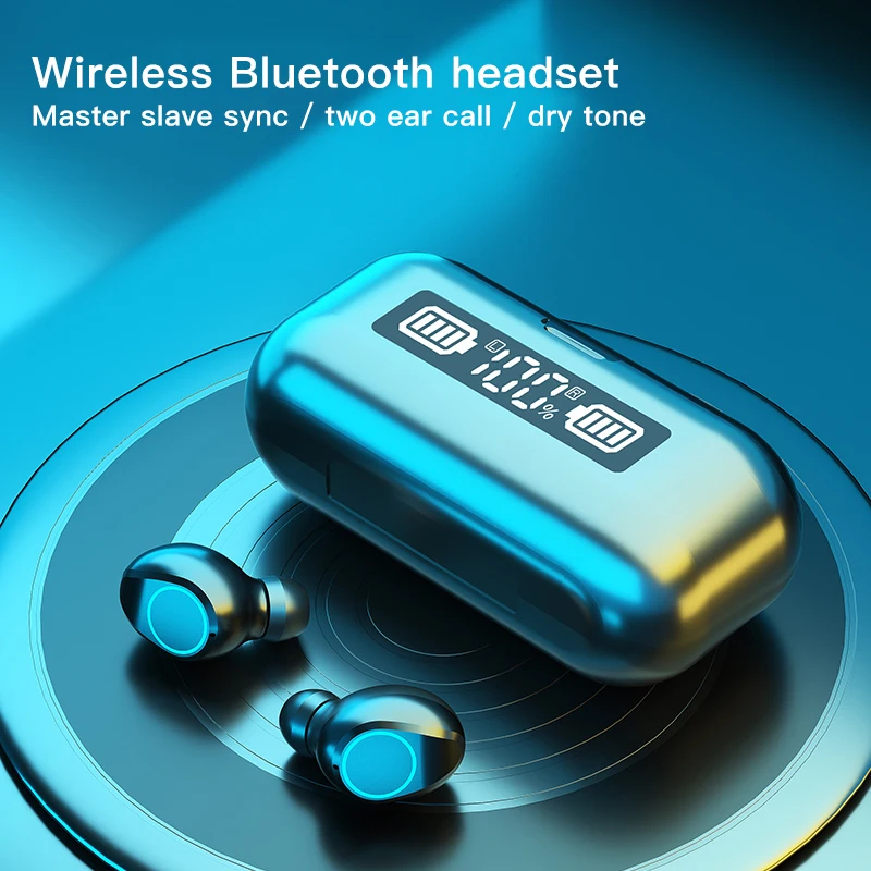 2000mAh TWS Wireless Bluetooth Casti Sport Stereo Căști Muzică cu Căști Cu Microfon Casca Pentru Xiaomi, Huawei VIVO OPUS LG