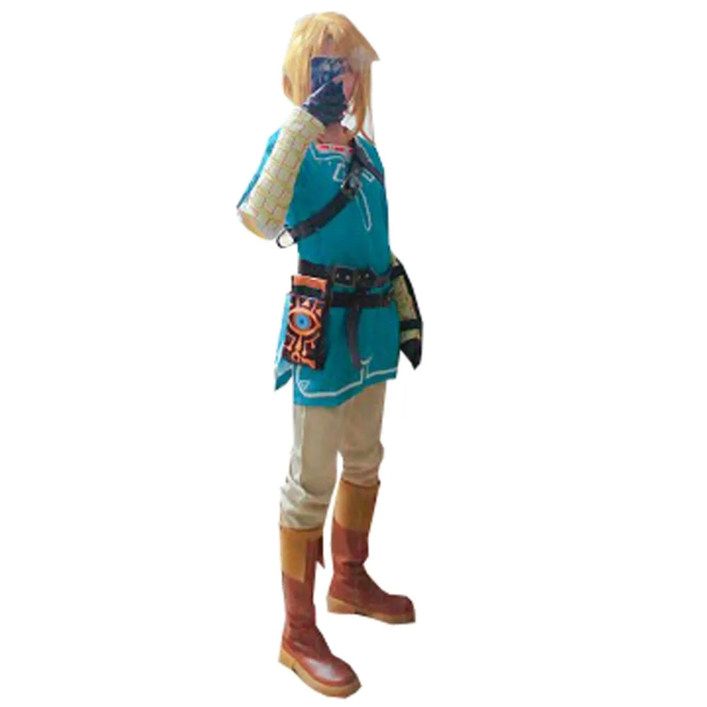 2018 Jocul The Legend of Zelda gură de Sălbăticie Link-ul de Cosplay Costum Costum Halloween, Costum Petrecere de Carnaval pentru Adulti Cosplay Personalizate