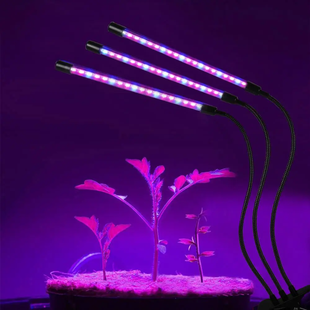Goodland LED-uri Cresc Light USB Fito Lampa cu Spectru Complet Fitolampy Cu Control Pentru Plante, Răsaduri de Flori de Interior Fitolamp Crească Cutie