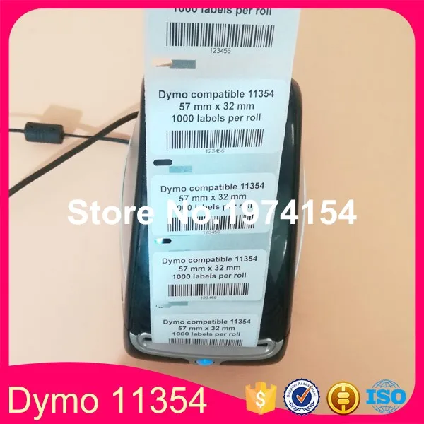 20 Role Dymo Compatibil 11354 Eticheta 57mm*32mm 1000Pcs Compatibil pentru LabelWriter 400 450 450Turbo Printer SLP 440 450