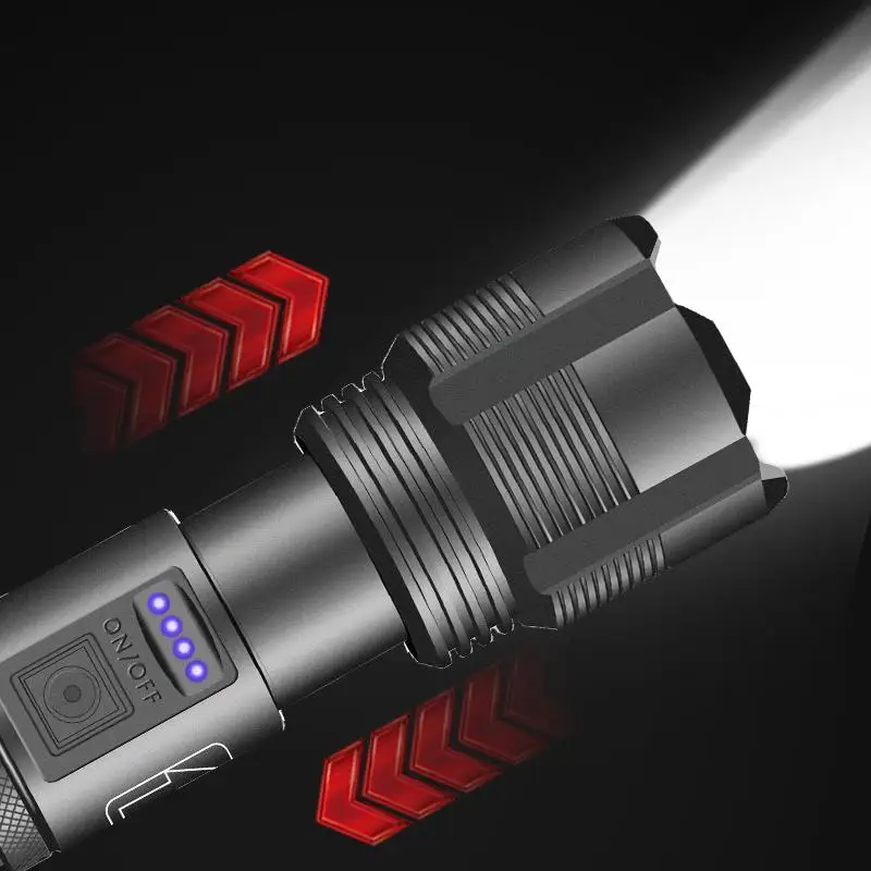 XANES XHP50 1800lm Puternic cu Zoom Lanterna Kit cu 18650 Baterie Li-ion USB Reîncărcabilă & Alimentat de Afișare Lanterna Felinar