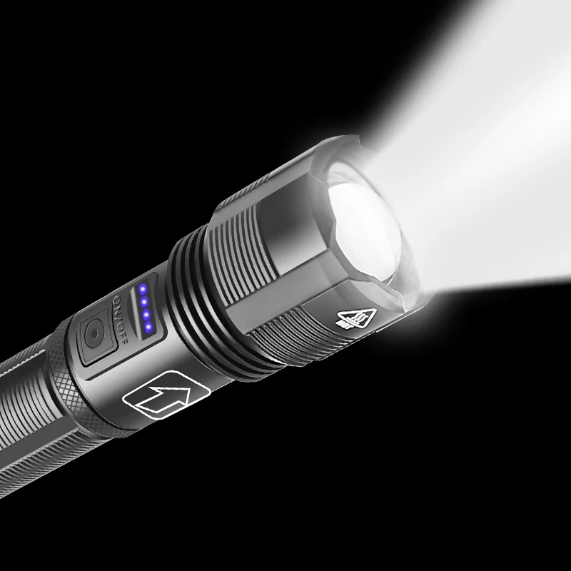 XANES XHP50 1800lm Puternic cu Zoom Lanterna Kit cu 18650 Baterie Li-ion USB Reîncărcabilă & Alimentat de Afișare Lanterna Felinar