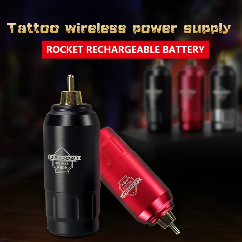 Noi Reîncărcabilă Tatuaj wireless alimentare Tatuaj tip stilou wireless de putere portabil tatuaj mașină cu motor Mini RCA putere mobil