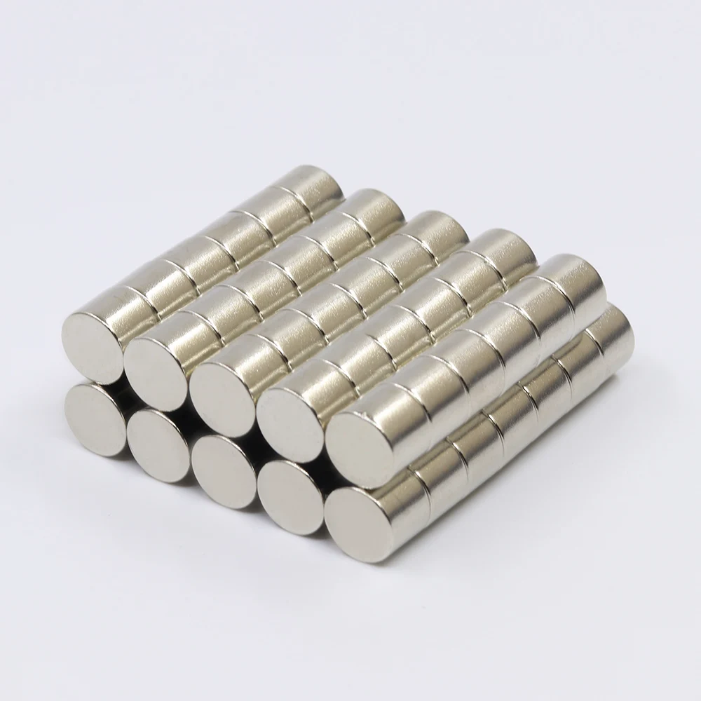 60/100buc 10x8 Magnet Neodim 10mm x 8mm Super-Puternic, Puternică Magnetic Permanent imanes N35 Rotund NdFeB 10X8