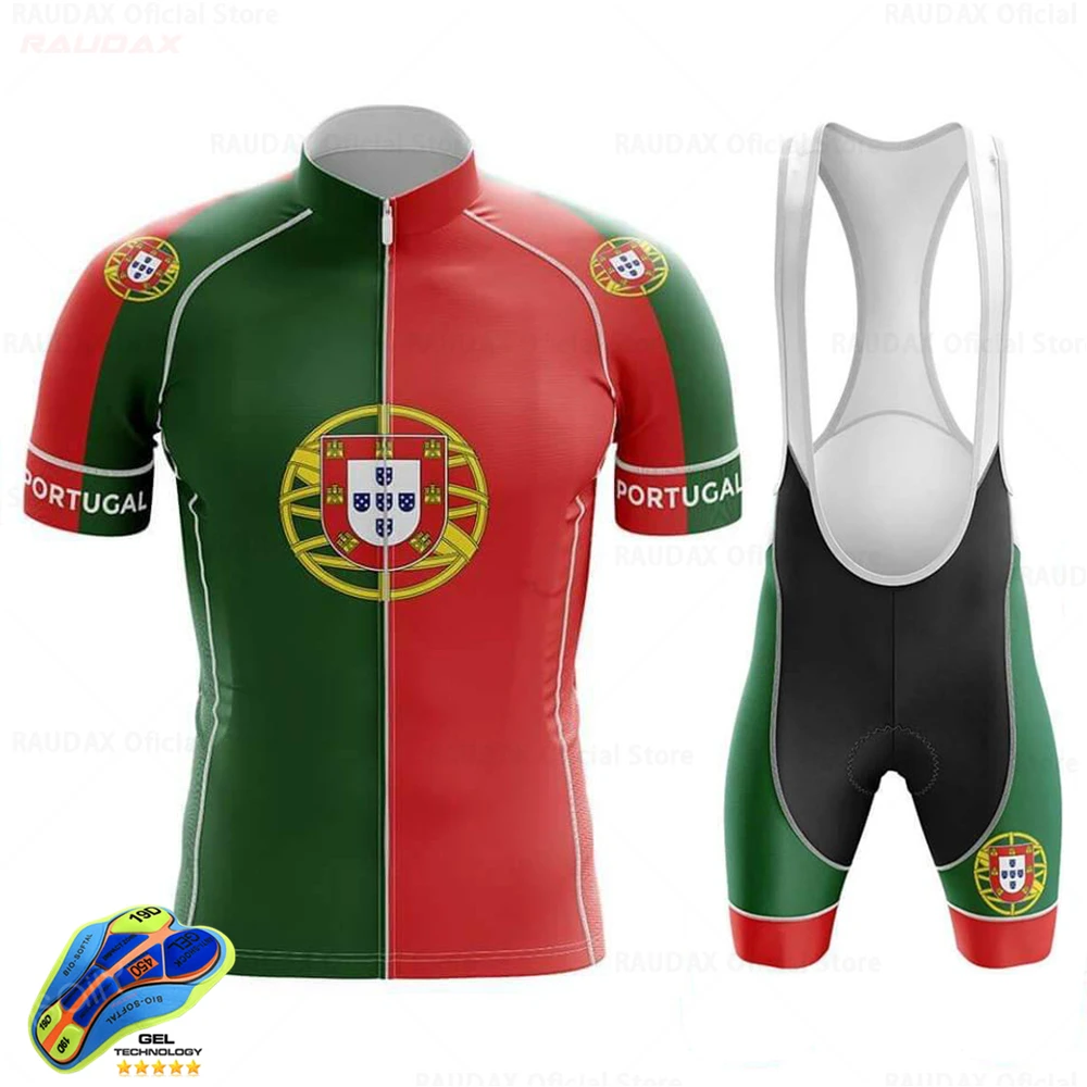 2021 Portugalia Vara Bărbați Ciclism Jersey Set MTB Biciclete Imbracaminte cu Maneci Scurte Ciclism Îmbrăcăminte Maillot Ropa Ciclismo Dropship