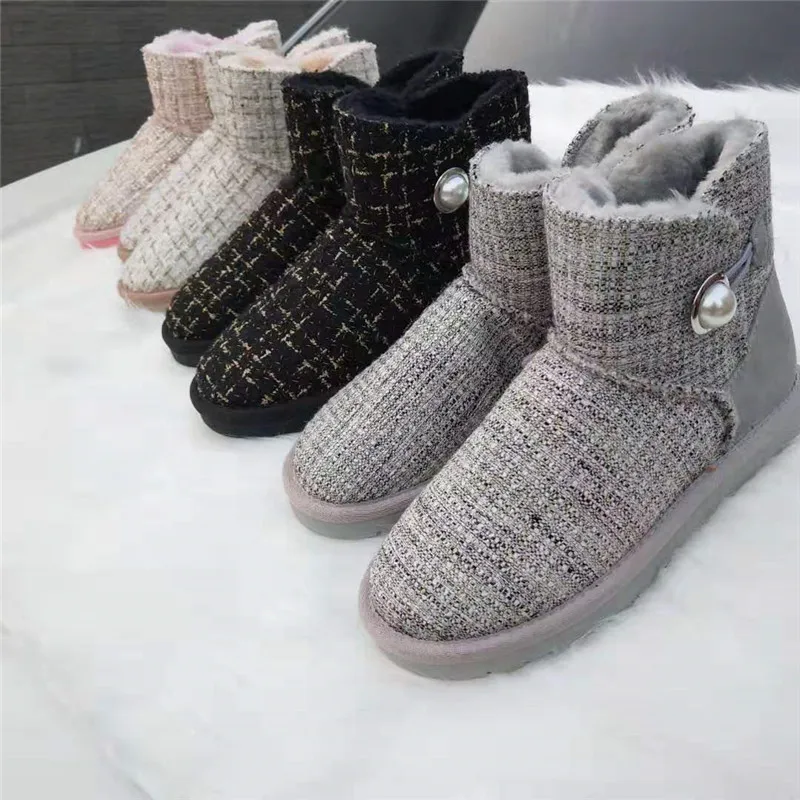 Nou Stil Pentru Femei Cizme De Iarna Austalia Moda Cald Brand Din Piele Cizme De Zapada Pentru Femei Pantofi Botas Mujer